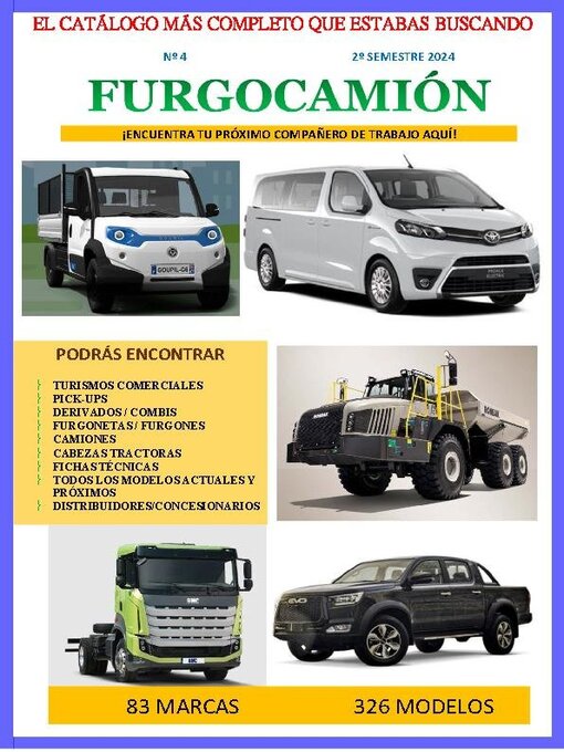 Title details for FurgoCamion by Auto Catalogo Nacional - Available